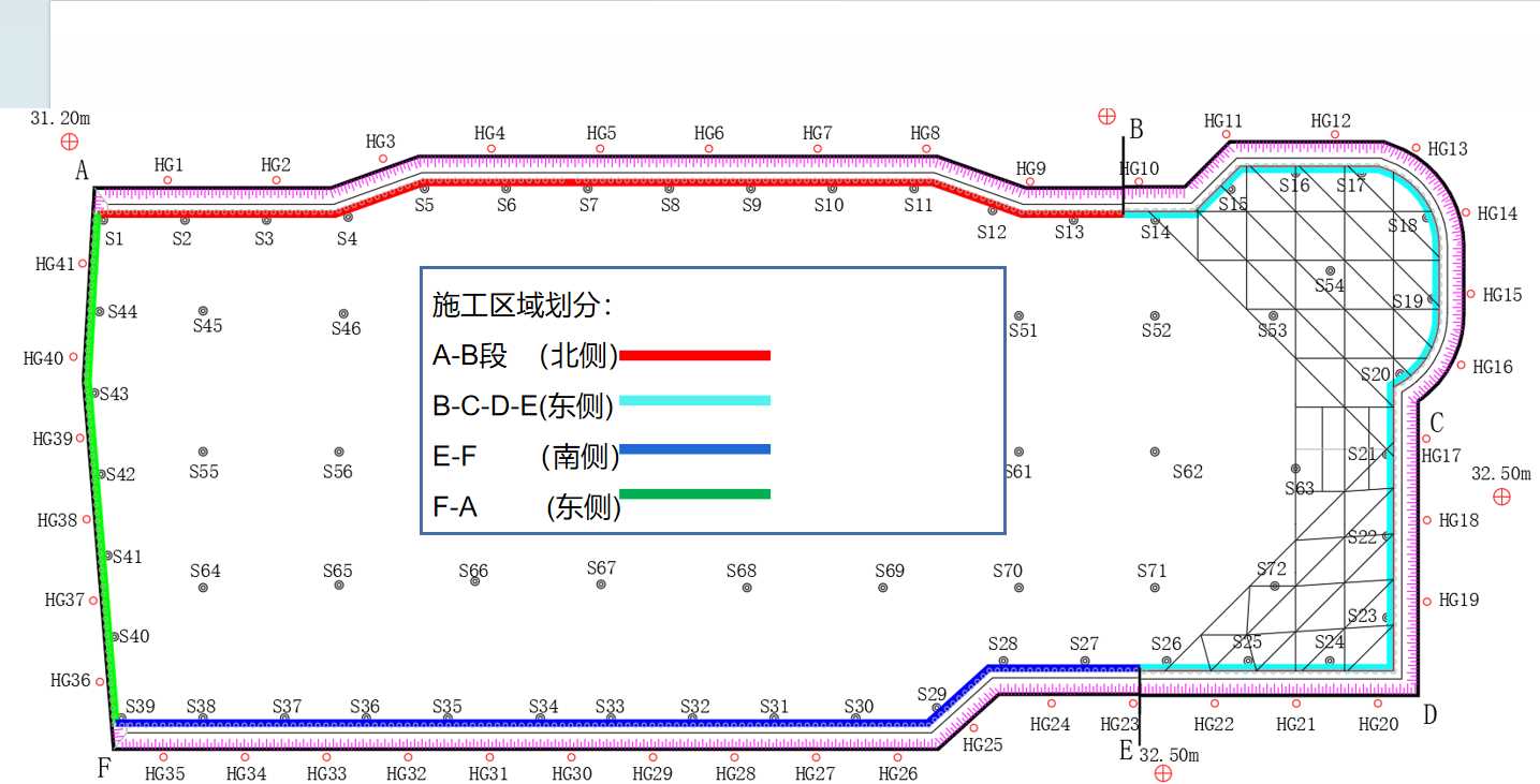淮北杜集区基坑支护设计