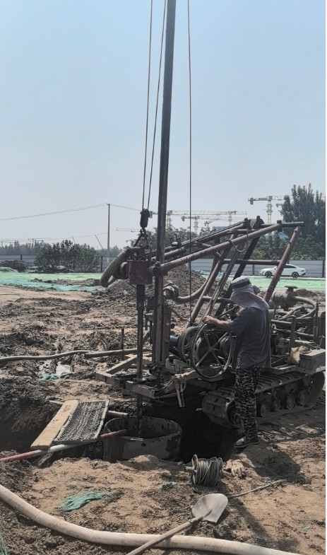 淮北杜集区工地打井
